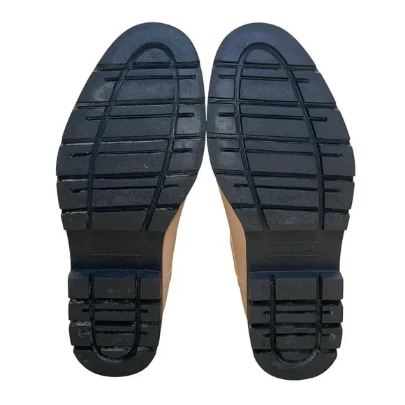 Everlane Women’s Pink & Black Rubber Chelsea Pull-On Lug Sole Ankle Boots Size 8 - Picture 9 of 11